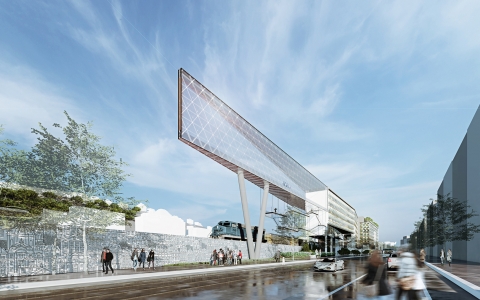 Railway Admin Headquarter Prague - Design proposal